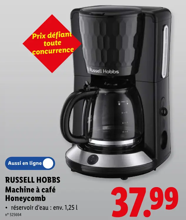 Offre: Machine à café Honeycomb