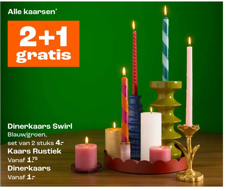 Aanbieding: Alle kaarsen