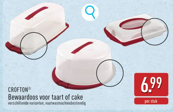Aanbieding: Bewaardoos voor taart of cake