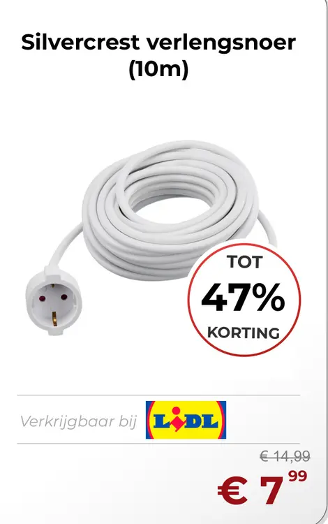 Aanbieding: verlengsnoer