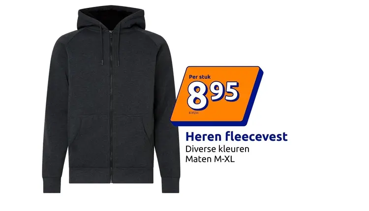 Aanbieding: Heren fleecevest