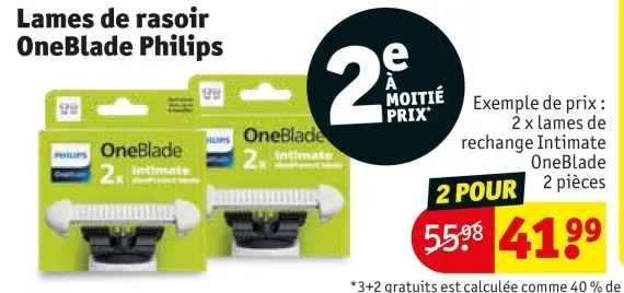 Offre: Lames de rasoir