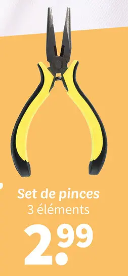 Offre: Set de pinces