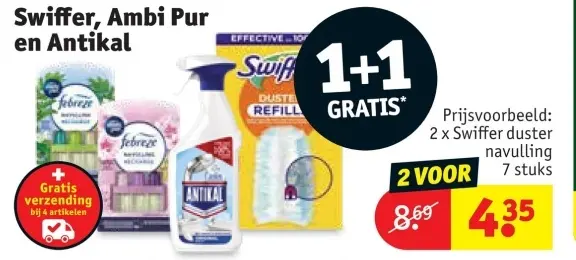 Promotie: Swiffer, Ambi Pur en Antikal