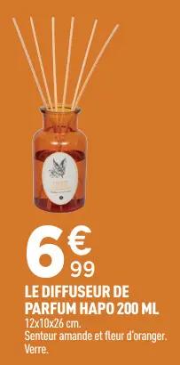 Offre: Le diffuseur de parfum hapo 200 ML