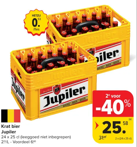 Promotie: Krat bier