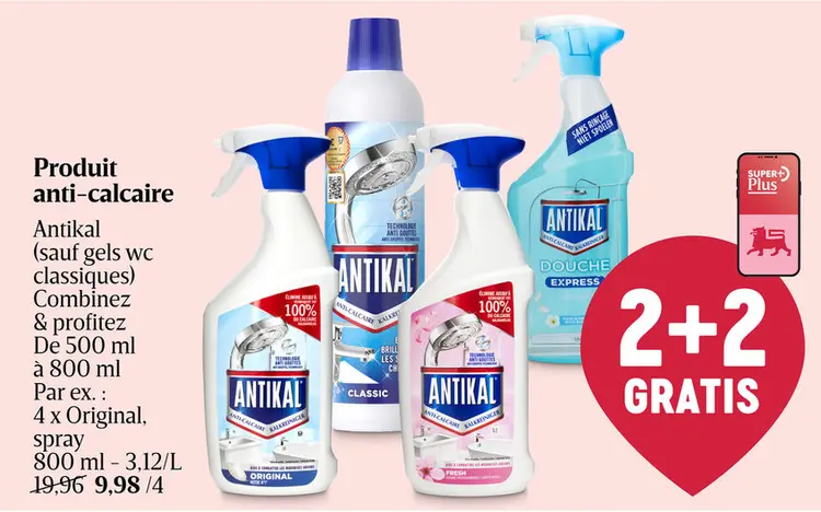 Offre: Produit anti-calcaire