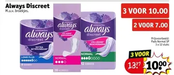 Aanbieding: Always Discreet
