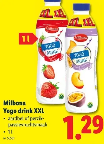 Promotie: Yogo drink XXL