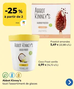 Offre: Glaces