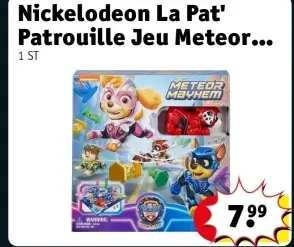 Offre: Nickelodeon La Pat' Patrouille Jeu Meteor Mayhem