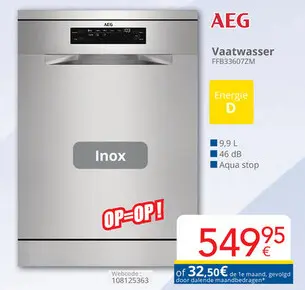 Aanbieding: AEG Vaatwasser