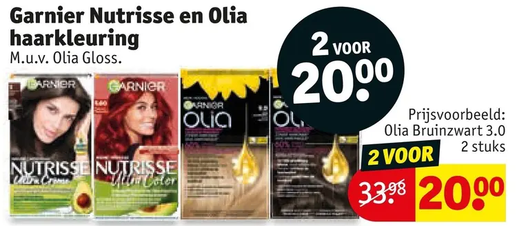 Aanbieding: Nutrisse en Olia haarkleuring