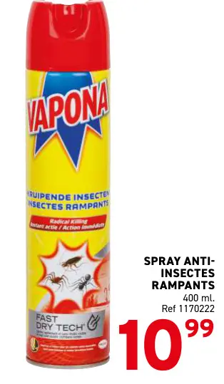 Offre: Spray anti-insectes rampants