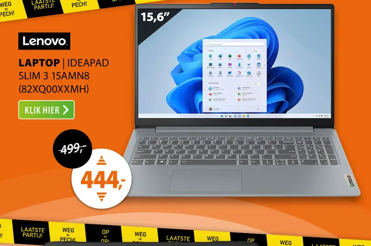 Aanbieding: Laptop ideapad slim 3 15amn8