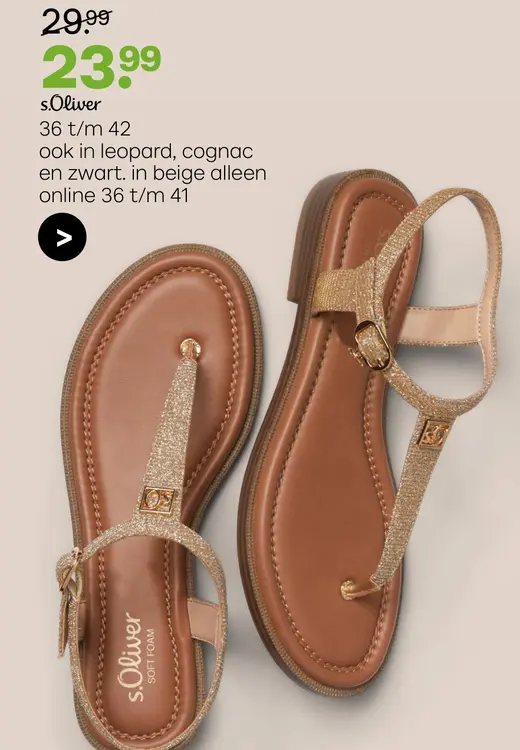 Aanbieding: s.Oliver Sandalen