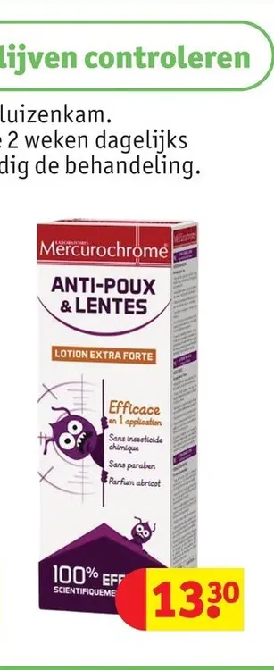 Promotie: Anti-poux & lentes lotion extra forte