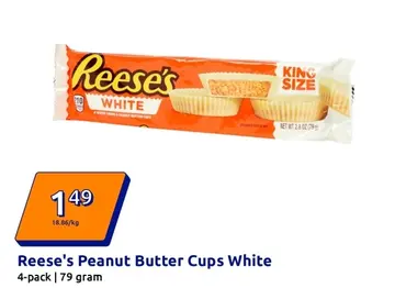 Aanbieding: Reese's Peanut Butter Cups White