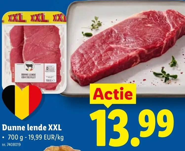 Promotie: Dunne lende XXL