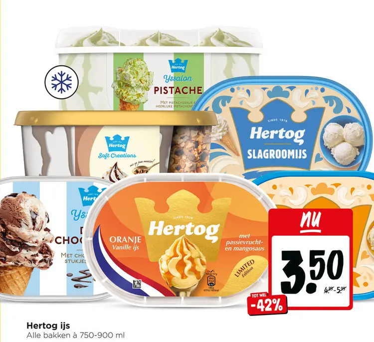 Aanbieding: Hertog ijs