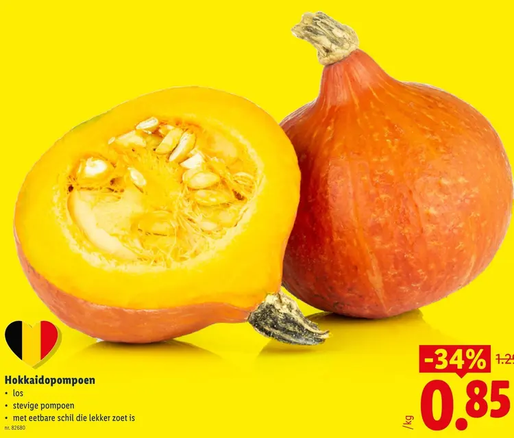 Promotie: Hokkaidopompoen