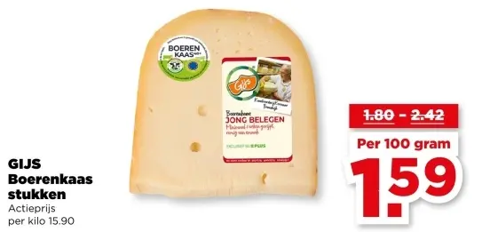 Aanbieding: Boerenkaas stukken