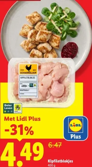 Aanbieding: Kipfiletblokjes