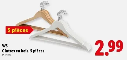 Offre: Cintres en bois
