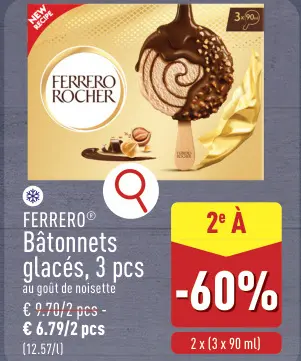Offre: Bâtonnets glacés