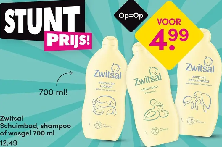 Aanbieding: Schuimbad, shampoo of wasgel