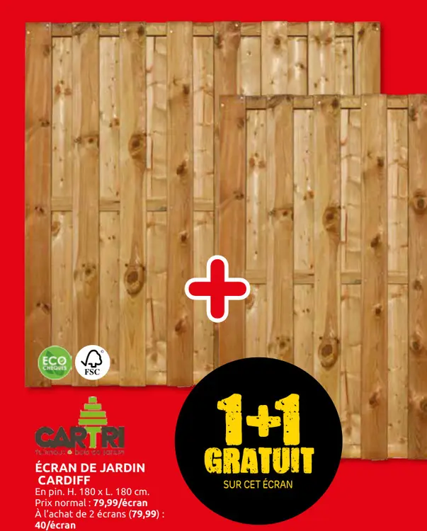 Offre: Écran de jardin cardiff