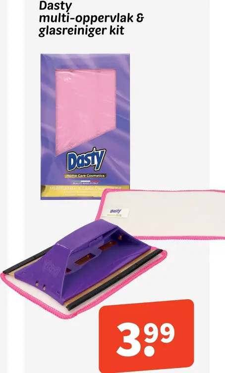 Aanbieding: Dasty Multi-oppervlak & glasreiniger kit