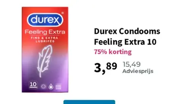 Aanbieding: Durex Condooms Feeling Extra