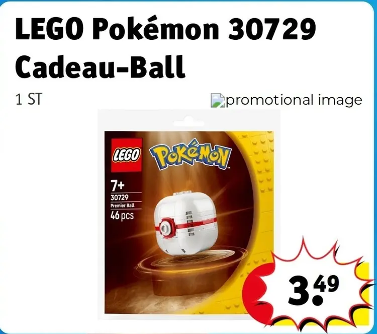 Aanbieding: LEGO Pokémon 30729 Cadeau-Ball