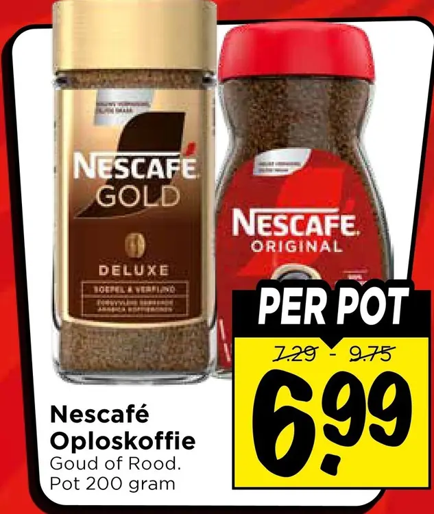 Aanbieding: Oploskoffie