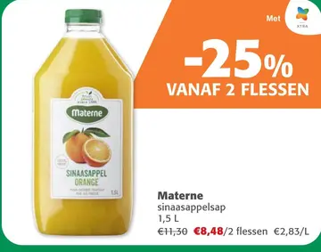 Aanbieding: Materne sinaasappelsap
