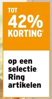 Aanbieding: Ring artikelen