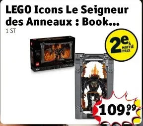 Offre: LEGO Icons Le Seigneur des Anneaux: Book...