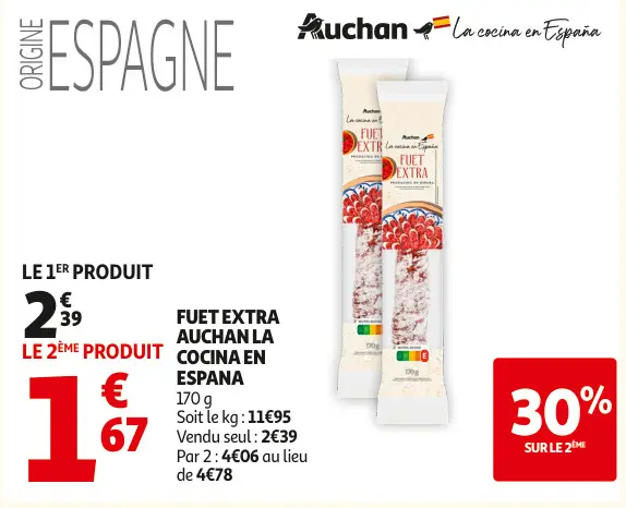 Promotie: Fuet extra