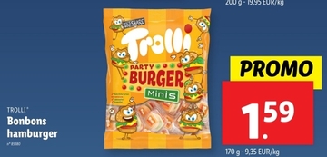 Offre: Trolli Party Burger Minis