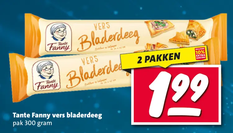 Aanbieding: vers bladerdeeg