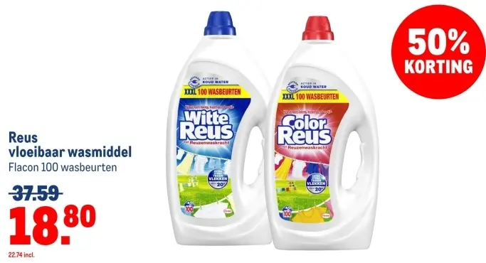 Aanbieding: vloeibaar wasmiddel