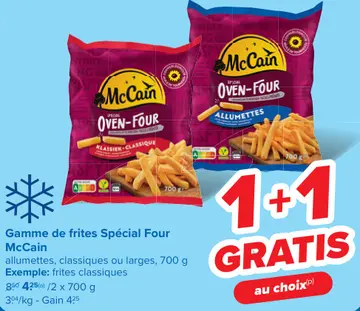 Offre: Gamme de frites Spécial Four