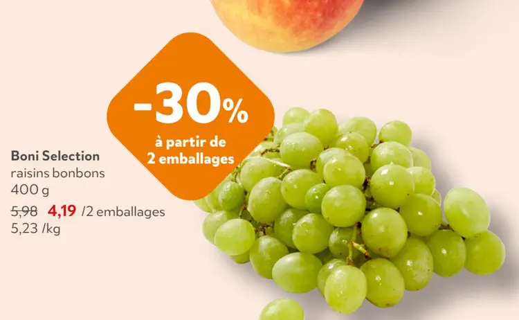 Offre: Raisins bonbons