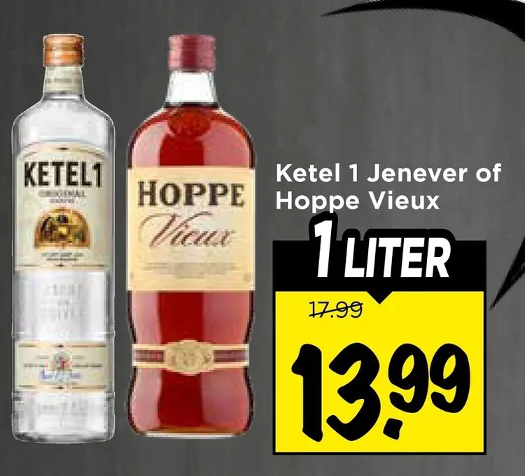 Aanbieding: Jenever of Hoppe Vieux
