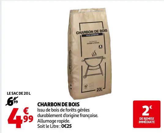 Offre: Charbon de bois