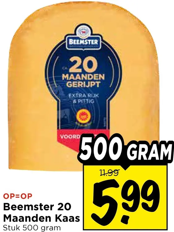 Aanbieding: 20 Maanden Kaas