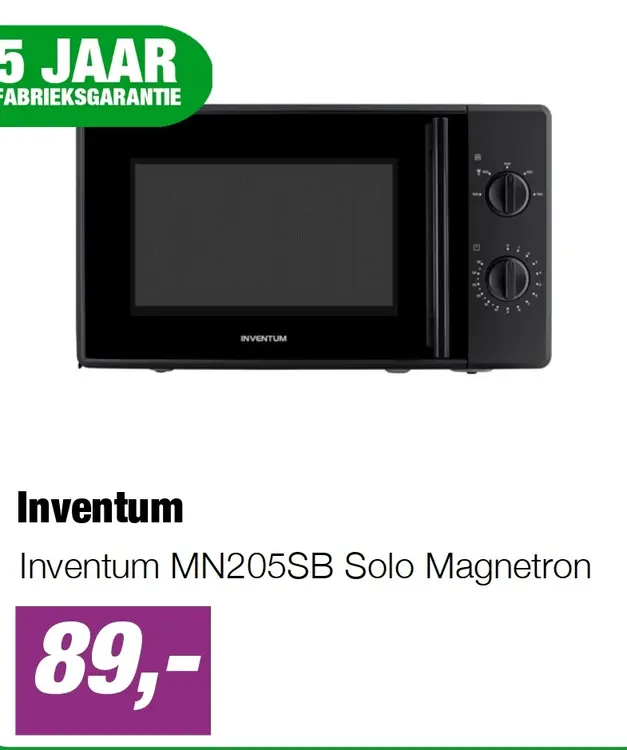 Aanbieding: Inventum MN205SB Solo Magnetron