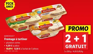 Offre: Fromage à tartiner