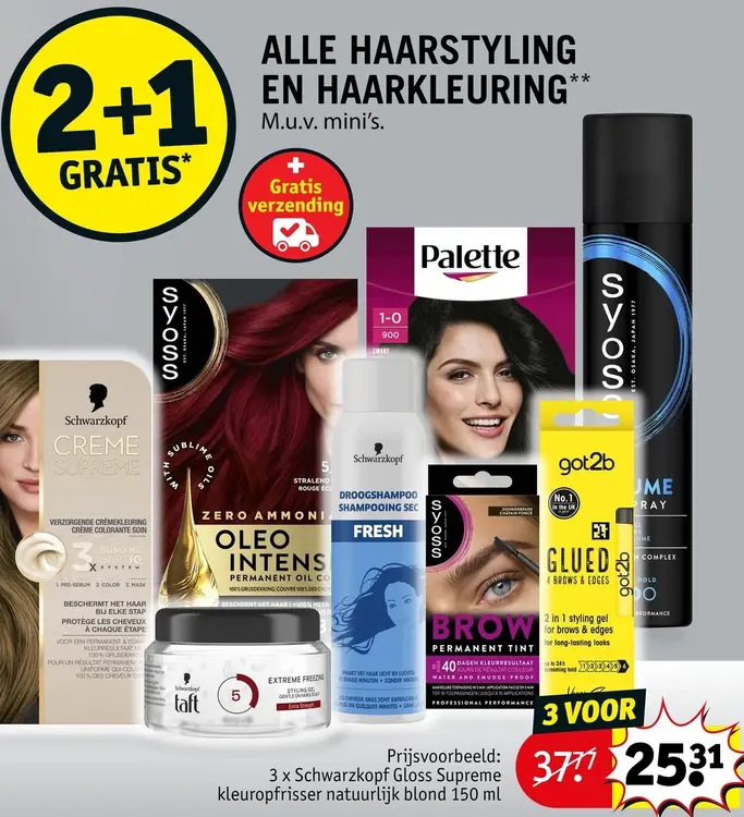 Promotie: Haarstyling en haarkleuring